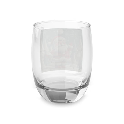 Santa's Joyful Night Whiskey Glass