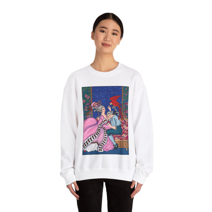The Jealous Parrot by George Barbier Heavy Blend™ Crewneck Sweatshirt