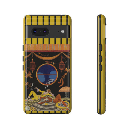 Falbalas et fanfreluches La paresse (Laziness) by George Barbier Phone Cases