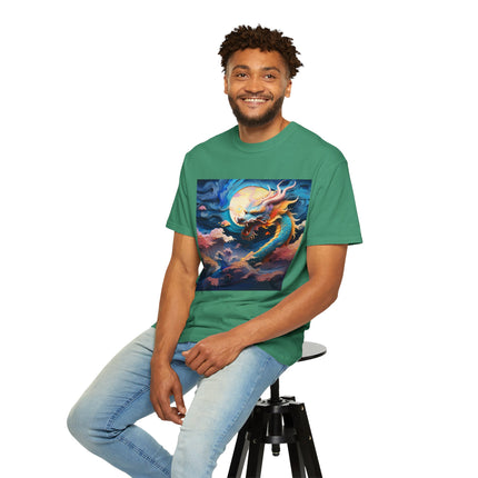A Dragon's Ascent Unisex Garment-Dyed T-shirt