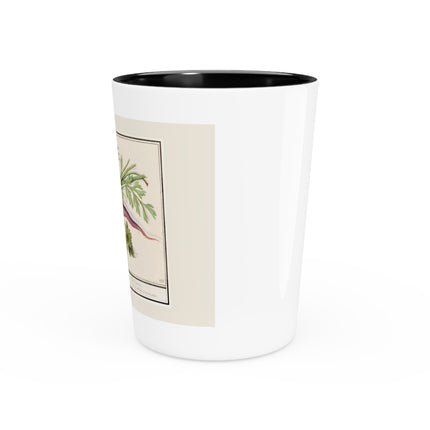Carrot, Daucus carota and red currant, Ribes rubrum by Anselmus Boëtius de Boodt Ceramic Shot Glass