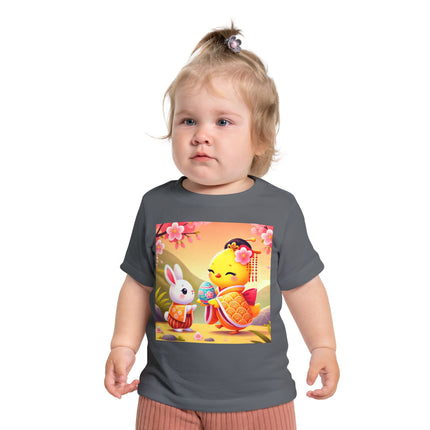 Whimsical Springtime Exchange Baby Short Sleeve T-Shirt