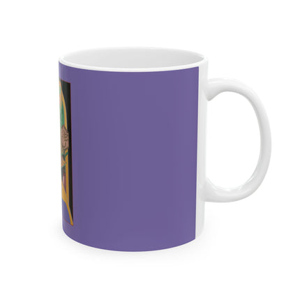 October & Opal, Tourmaline (from the Gem Series) by Sofia Chiostri Ceramic Mug 11oz