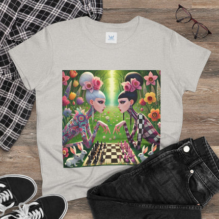 Spring Gambit: A Fairy’s Move Cotton Tee