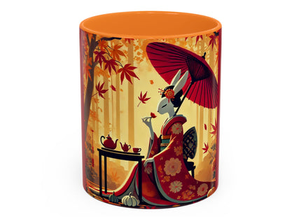 Theatrical Harvest Rabbit Colorful Mugs (11oz, 15oz)
