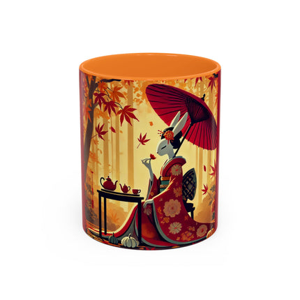 Theatrical Harvest Rabbit Colorful Mugs (11oz, 15oz)