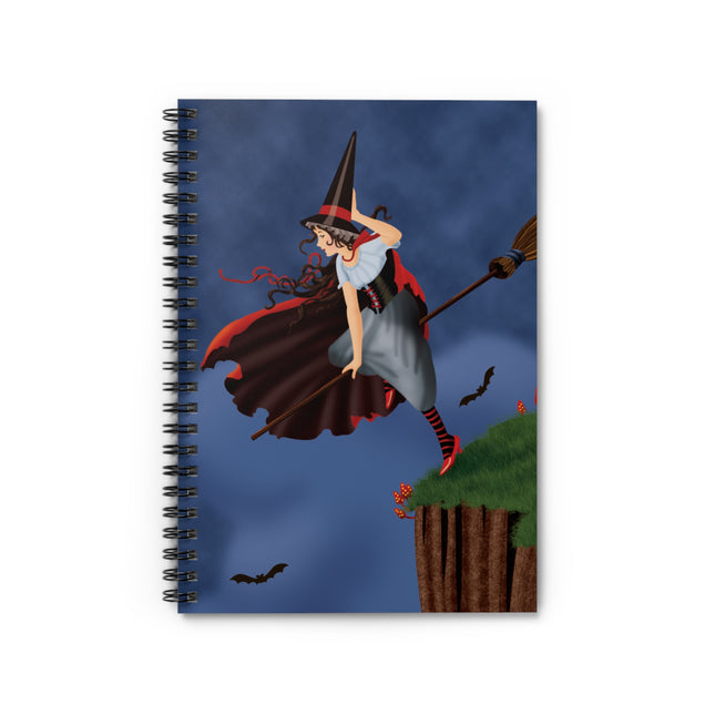The Enchanted Witch Spiral Notebook - Ruled Line
