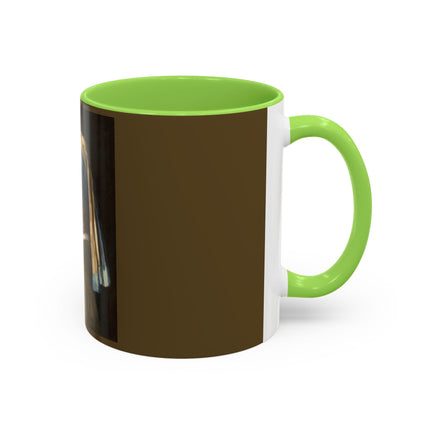 Girl with a Pearl Earring by Johannes Vermeer Colorful Mugs (11oz, 15oz)