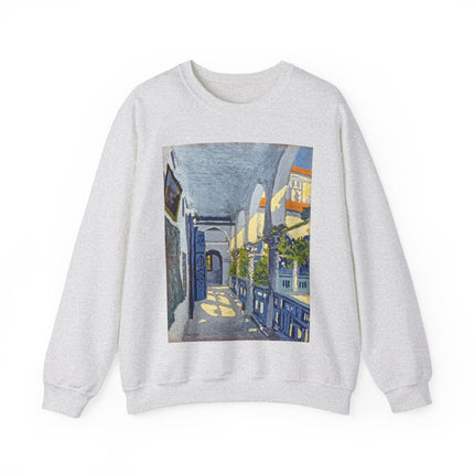 Gallery of a Moroccan Riad by George Gaudion Heavy Blend™ Crewneck Sweatshirt
