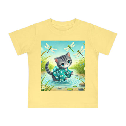 Kitten by the Still Waters Baby T-Shirt – Peaceful Moments & Gentle Wonder