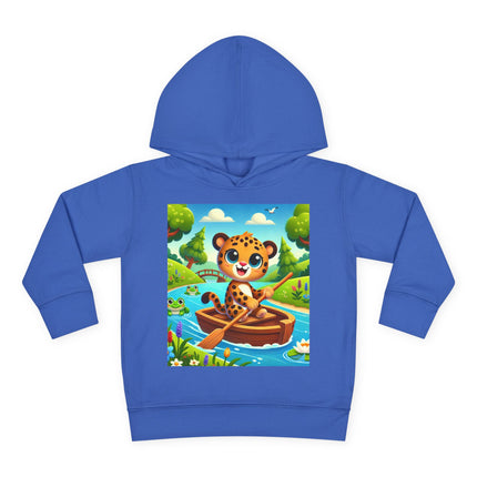 Little Explorer on the River Toddler Pullover Fleece Hoodie