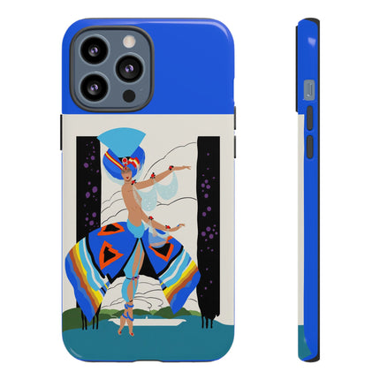 Exotic Dancer Phone Case – Vibrant Performance & Art Deco Flair