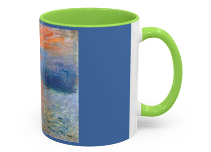 Sunrise by Claude Monet Colorful Mugs (11oz, 15oz)