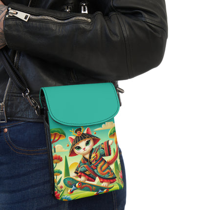 Dragon Dance on Wheels Small Cell Phone Wallet