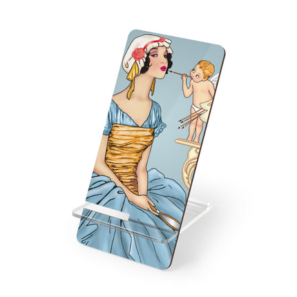 The Enchanting Painter: A Fairy's Artistic Touch Mobile Display Stand for Smartphones
