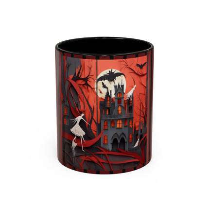 Halloween Night Scene Colorful Mugs (11oz, 15oz)