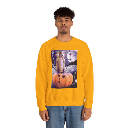 The Startled Pumpkin Unisex Heavy Blend™ Crewneck Sweatshirt