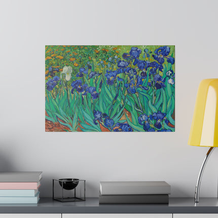 Irises by Vincent Van Gogh Matte Canvas, Stretched, 0.75"
