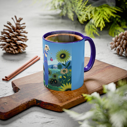 The Secret Language Of Flowers Colorful Mugs – Art Deco Botanical Elegance