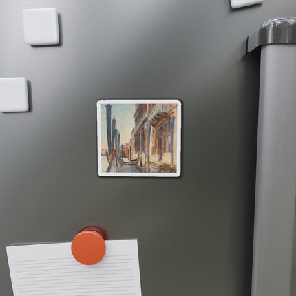 Gondola Moorings on the Grand Canal by John Singer Sargent Die-Cut Magnets (5 Sizes)
