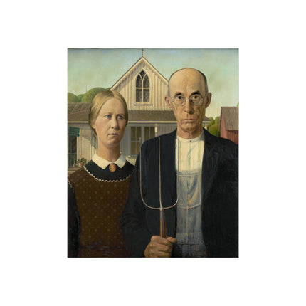 American Gothic by Grant Wood Fine Art Posters