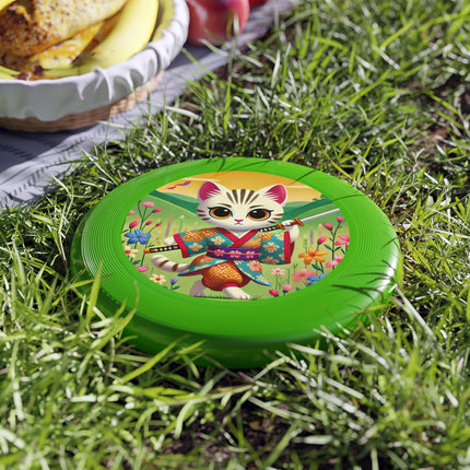 Samurai Kitten Wham-O Frisbee – Bold Strides & Honorable Blades