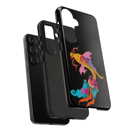 Golden Koi Phone Case – Lucky Swim & Vibrant Fortune