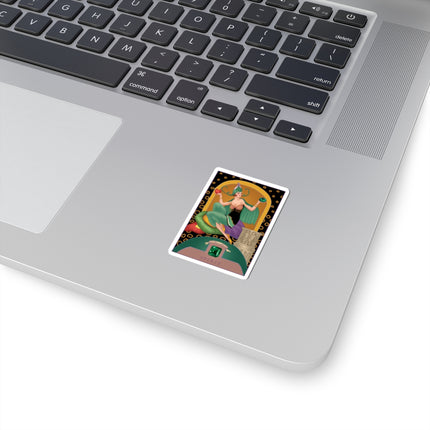 May & Emerald (from the Gem Series) by Sofia Chiostri Kiss-Cut Stickers (4 Sizes)