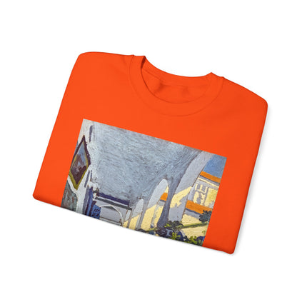 Gallery of a Moroccan Riad by George Gaudion Heavy Blend™ Crewneck Sweatshirt