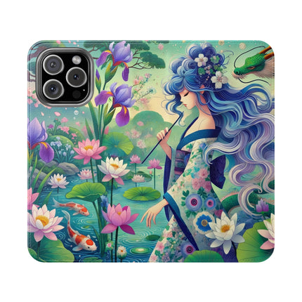 Fairy of the Koi Pond Flip Case – Mystical Harmony & Pond Enchantment