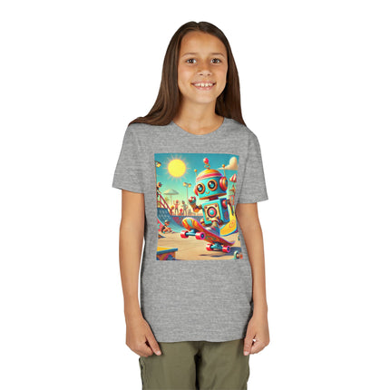 Skate Park Robot Youth Short Sleeve Tee
