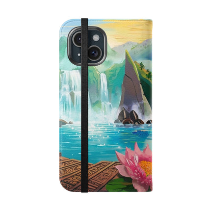 🐉💎 Wisdom's Guardian Flip Case – Dragon's Embrace & Eternal Wisdom