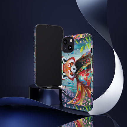 Cybernetic Red Panda Phone Cases