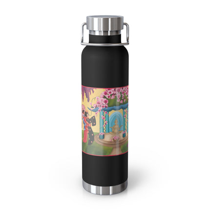 A Dance of Colors and Serenity by Carlo Chiostri Copper Vacuum Insulated Bottle, 22oz