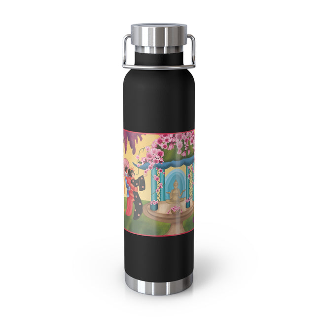 A Dance of Colors and Serenity by Carlo Chiostri Copper Vacuum Insulated Bottle, 22oz