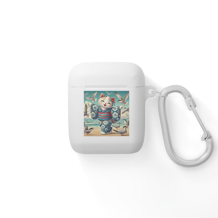 Geisha Kitten by the Seaside AirPods and AirPods Pro Case