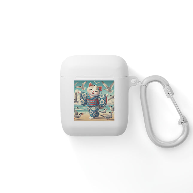Geisha Kitten by the Seaside AirPods and AirPods Pro Case