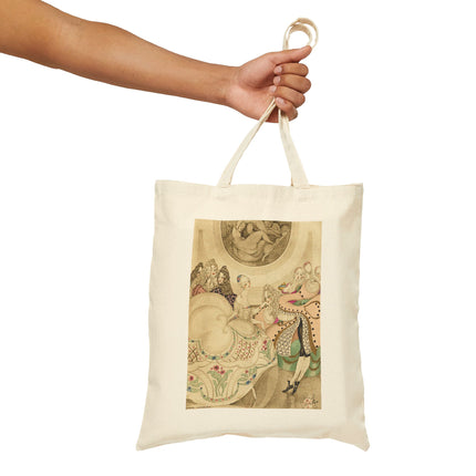 Sur talons rouges (On Red Heels) pl 01 by Gerda Wegener Cotton Canvas Tote Bag