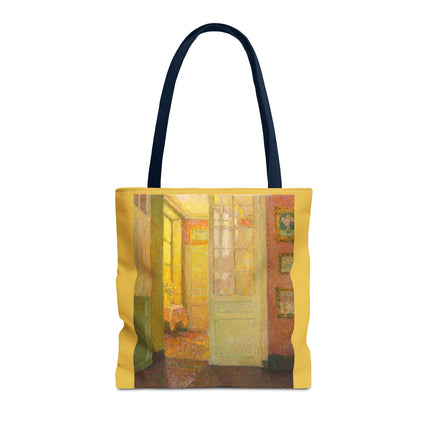 Interior, Window Light by Henri Le Sidaner Tote Bag (AOP)