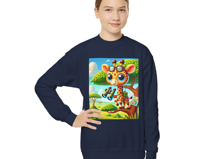 Giraffe Lookout Youth Crewneck Sweatshirt
