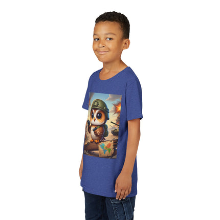 Owl on the Front Lines Youth Short Sleeve Tee