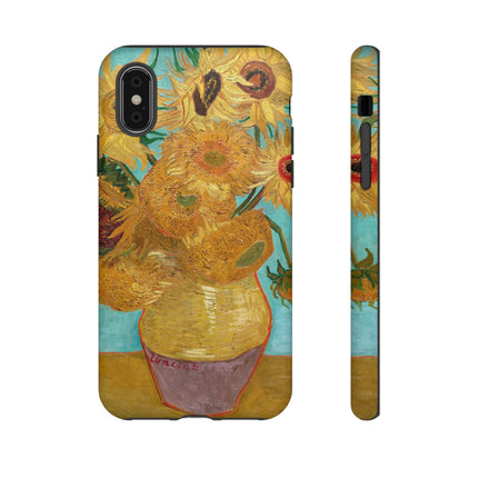 Vase with Twelve Sunflowers by Vincent Van Gogh Phone Cases