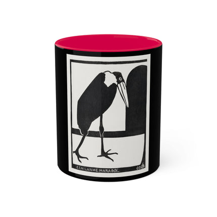 A Lame Marabou by Samuel Jessurun de Mesquita Colorful Mugs, 11oz