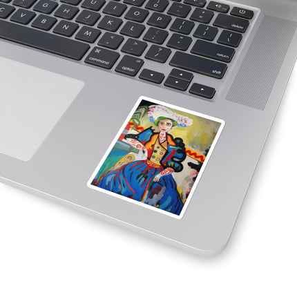 A Mulher by Amadeo de Souza-Carosa Kiss-Cut Stickers (4 Sizes)