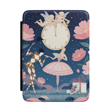 🕛🌸 Midnight Waltz Before Christmas Kindle Case – Art Deco Holiday Fantasy