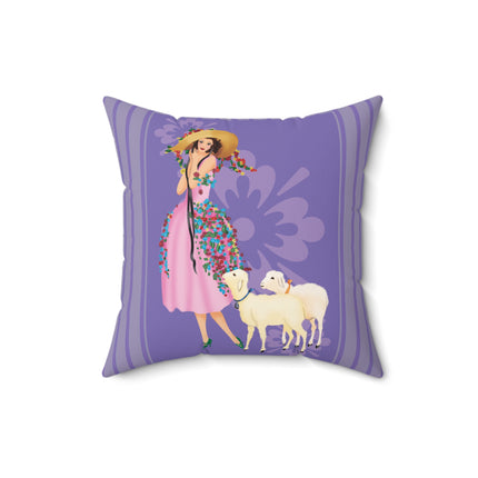 Easter Elegance Spun Polyester Square Pillow