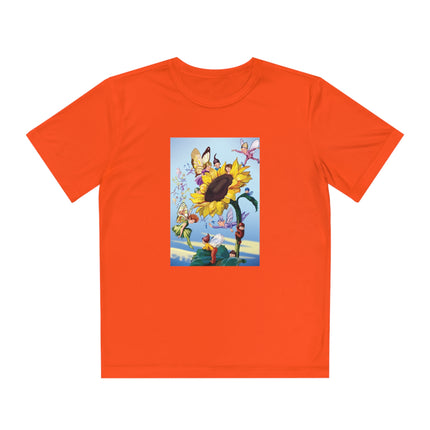 Sunflower Fairies by Margaret Tarrant Youth Competitor Tee – Golden Garden Magic & Storybook Wonder