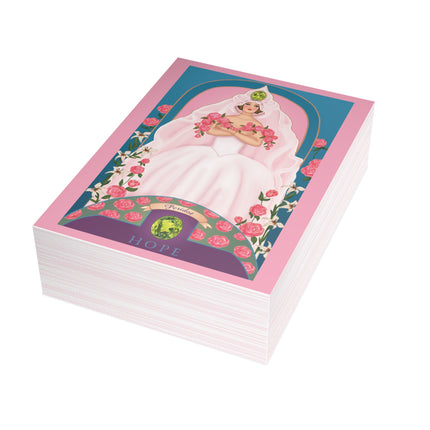 August & Peridot (from the Gem Series) by Sofia Chiostri (envelopes included) - Bundles of 10, 30, 50 Pieces