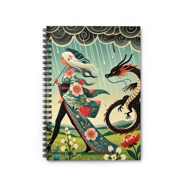 The Dragon Fairy’s Stride Spiral Notebook - Ruled Line