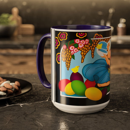 Blooms and Chicks Colorful Mugs (11oz, 15oz)